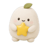 Mochi avatar holding a star